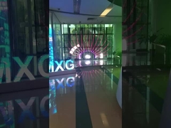 P3.91-7.82mm স্বচ্ছ LED ডিসপ্লে স্ক্রিন 6000 Nits অ্যালুমিনিয়াম মন্ত্রিসভা