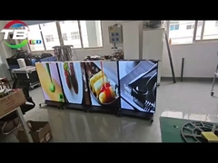 শপিং সেন্টারে গতিশীল এবং প্রভাবশালী বিজ্ঞাপনের জন্য পি 1.25 মিমি পিক্সেল পিচ সহ ভাঁজযোগ্য এলইডি পোস্টার